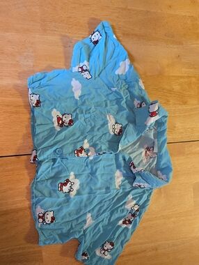 Hello Kitty Light Blue  Crop Top